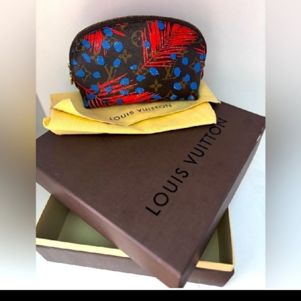 Louis Vuitton Monogram Jungle Dots Cosmetic Pouch